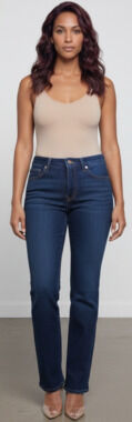 Jones New York Jeans Lexington Straight Dark Wash Denim Pants